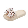 2026Summer Children's Slippers Girls Princess Non-slip Soft Sole Slippers Toddler Girl Shoes Bow Tie Slippers Flip Flops Outdoor.