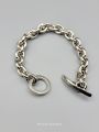 Original Pure Silver Bracelet - {Origin Italy} - Weight 63.66 Grams. 