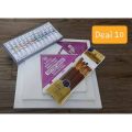 CANVAS DEAL -1 (3 PCS CANVASES -ACRYLIC SET -ASSORTED BRUSHES). 