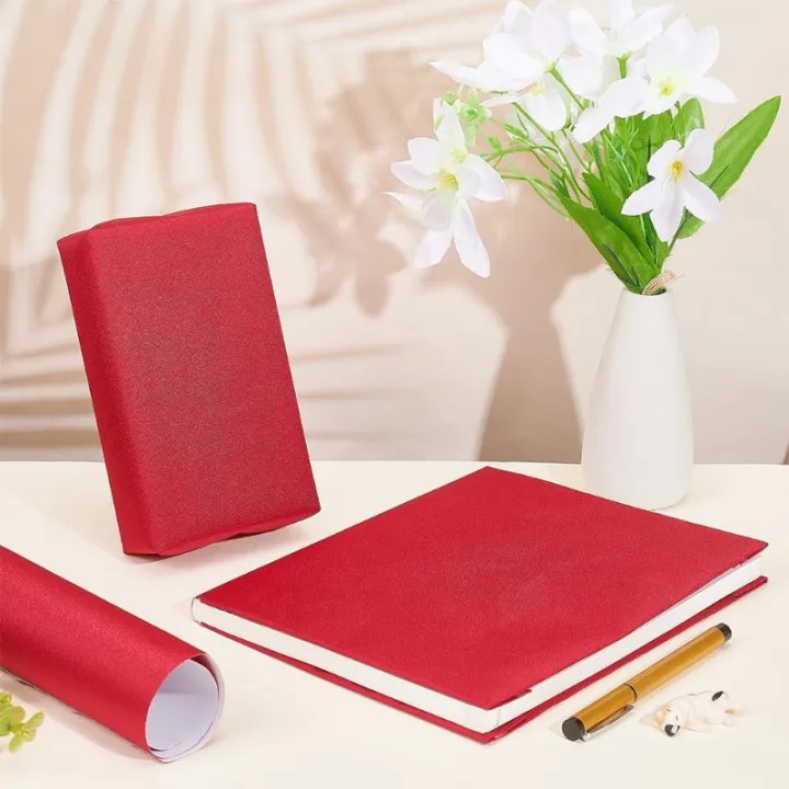 47.25x15.75%20Inch%20Dark%20Red%20Book%20Binding%20Cloth%20Bookcover%20Fabric%20Surface%20with%20Paper%20Backed%20Nylon%20Fabric%20for%20Book%20Binding%20-%20Image%206