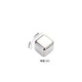Food Grade 304 Stainless Steel Beverage Ice Cube New Type Square Metal for Drinks. 