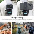 Vamson for Insta360 X3 Accessories 360 Degree Rotary Backpack Clip Clamp Mount for Insta360 One X2  Action 3 2 Go Pro Camera. 