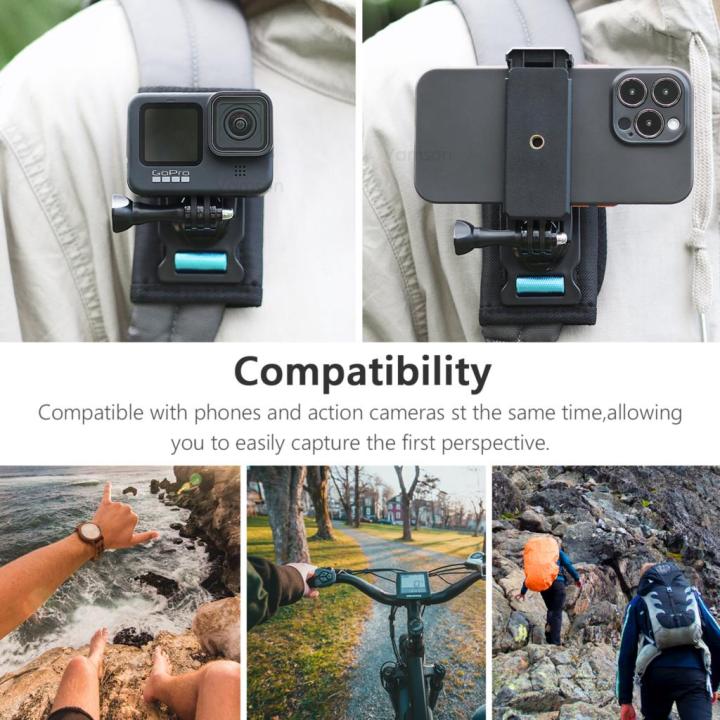 Vamson%20for%20Insta360%20X3%20Accessories%20360%20Degree%20Rotary%20Backpack%20Clip%20Clamp%20Mount%20for%20Insta360%20One%20X2%20%20Action%203%202%20Go%20Pro%20Camera%20-%20Image%207