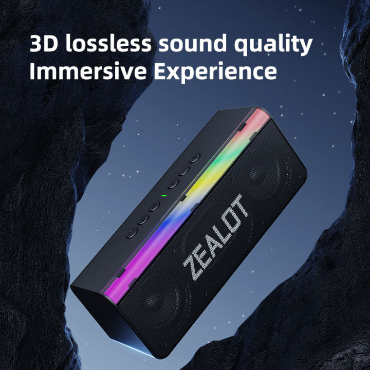 Zealot-S72%20Motion+%20Bluetooth%20Speaker%20with%20Audio%2020W%20Hi%20Res%20Subwoofer%20IPX6%20Waterproof%203000mAh%20Portable%20Speaker%20-%20Image%203