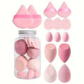 Beauty egg puff set 14 sets of gas mat powder tools do not eat powder sponge makeup.
