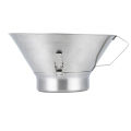 French Fries Oil Strainer 304 Stainless Steel Grease Funnel Food Draining Bowl with Oil Catcher for Home Kitchen Commercial. 