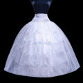 5 Layer Hard Net Cancan Petticoat with Adjustable Waist and Hoops for Lehenga and Bridal Dresses. 