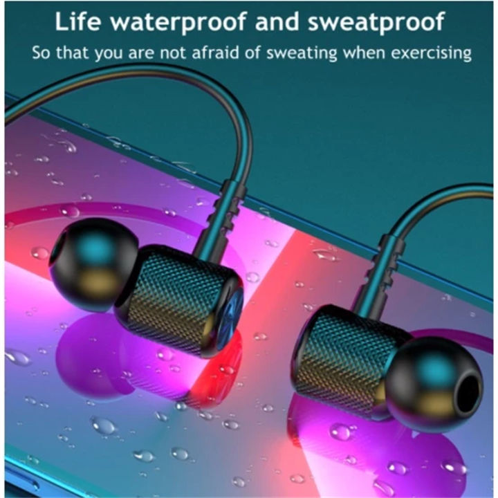 Wireless%20Headphone%20Fone%20Bluetooth%205.0%20Neckband%20Earphones%20Silicone%20Hifi%20Stereo%20Sports%20Headset%20Halter%20Waterproof%20Magnetic%20Earbuds%20-%20Image%204