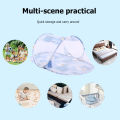 Portable Baby Crib Anti-Bug Net Foldable Summer Children Mosquito Net High Density Grids Tent for Newborn Infant. 