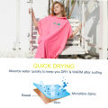 Surf Poncho Changing Towel with Hood Microfiber Beach Blanket Bath Towel Swim Towel Wetsuit Beach Poncho for Adults.