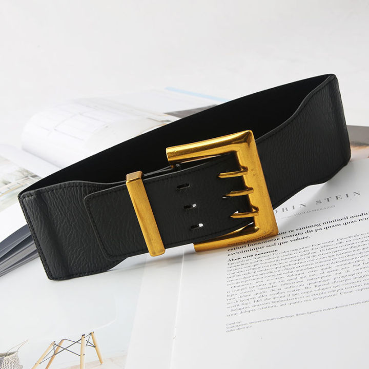 High%20Quality%20Retro%20Elastic%20Wide%20Belt%20Gold%20Buckle%20Ladies%20Fashion%20Suit%20Coat%20Girdle%20Waist%20Belts%20for%20Women%20Luxury%20Designer%20Brand%20-%20Image%204