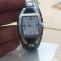 (A). Fossil JR-8130 Brown leather strap Women's Watch used good condition without original packaging. 