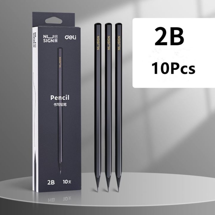 Black%20Wood%20Graphite%20Pencil%20Set%20HB%202B%20Black%20Lead%20Office%20Writing%20Pencil%2010pcs%20Pack%20%20Stationery%20-%20Image%207
