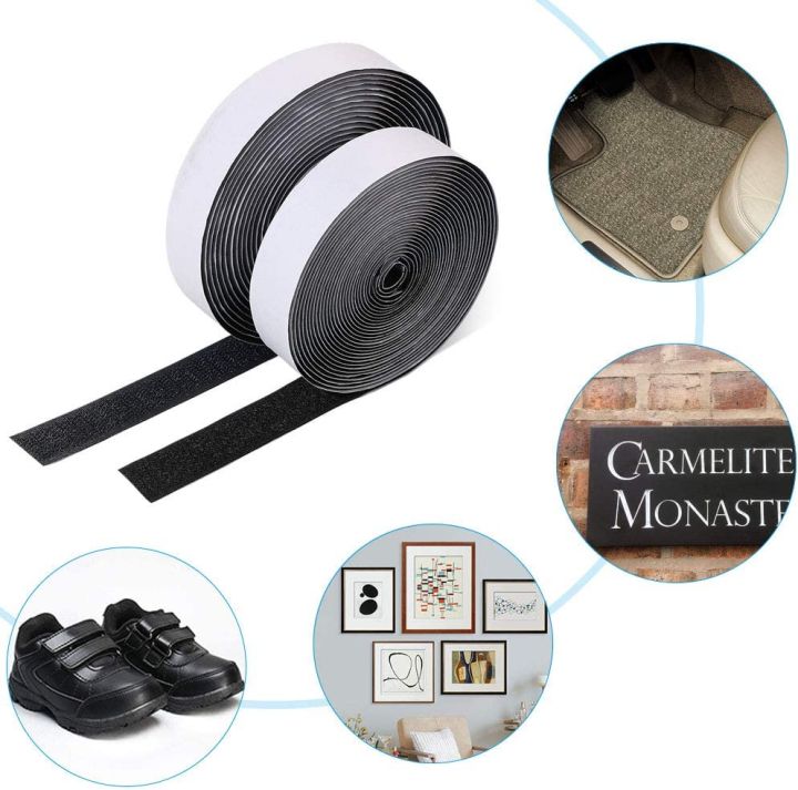 1/2/5M%20Hook%20and%20Loop%20Strips%20with%20Glue%20Strong%20Self%20Adhesive%20Fastener%20Double-Side%20Mounting%20Tapes%20for%20DIY%20Craft%2020-50mm%20Black%20-%20Image%205