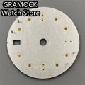 GRAMOCK 29mm Meteorite Pattern Dials GMT Watch Hands Fit NH34 Movement Green Luminous Suitable for Mechanical Watch Installation. 