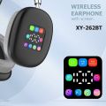 XY-262B Wireless Headphone with Digital Display Screen | HiFi Stereo Sound, Bluetooth Over-Ear Headset. 