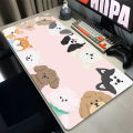  Mouse Pad Kawaii Non-Slip Desk Mat Corgi Dog Cute Large Gaming Mousepad Gamer HD Printing Mousepad Game Keyboard Pads XXL. 