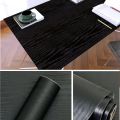 High-Quality Wooden Grain PVC Wall Sticker Waterproof Removable Self-Adhesive Film for Cabinets and Countertops.