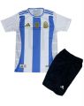 Argentina Home Kit MESSI 2025 Kids Boys size (4 to 12 years). 