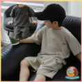 Ready to ship children's fashion clothing sets Korean-style mid-autumn boys fashion two-piece suit. 