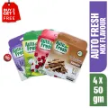Auto Fresh Mix Flavour (Buy 3 Get 1 FREE) Bathroom Air Freshener (Rose,Jasmine,Sandal & Lavender).