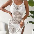 The new 2024 cut-out side slit cover-up dress does not include a bikini set. 