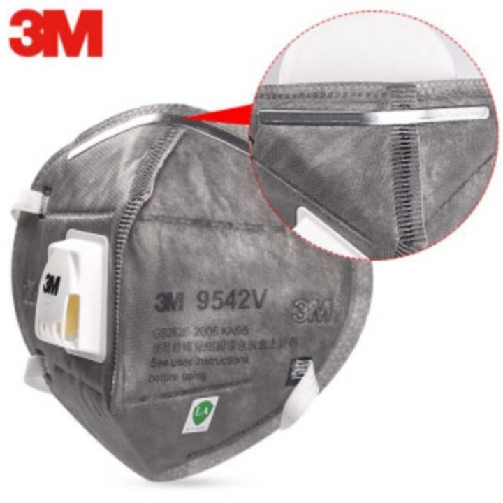 3M%209542V%20KN95%20Valved%20Carbon%20Respirator%20Masks%20-%20Image%206