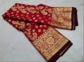 Soft silk katan  Saree For Women Without Blouse Pieces. 