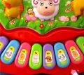 Galaxy Toys Farm Animal Piano Musical Toy for Kids - Real Animal Sounds - 16 x 15 x 4 cm. 