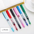 10 pcs  Ink Roller Ballpoint Pens Signature High Quality Stationery Office Accessories School Supplies. 