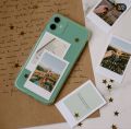 Transparent Silicone Phone Case with 8 Polaroid Pictures Shockproof Custom Design for Android and iPhone. 