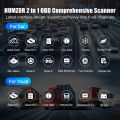 OBD2 Car Diagnostic Heavy Duty Truck Scanner For HUMZOR NC610 Diesel Gasoline Engine Battery Test  J1939 F1 Code Reader 12V/24V. 