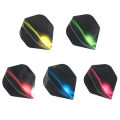 Yernea New Darts Flight 15Pcs/5set Professional 2D Dart Flight Color Aurora Tail Dart Accessories Wholesale. 