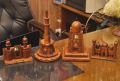Pakistani Monuments Handcrafted Wooden set of 4. 