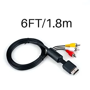 Connecting%20Cable%20RGEEK%20PS2%20PS3%20AV%20to%20RCA%20Composite%20Cable%20Cord%20for%20%20Playstation%202%20PS3%20(6FT)%20Can%20Be%20Viewed%20on%20TV/Monitor%20-%20Image%205