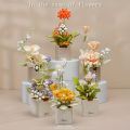 Flower Creative Puzzle Assembly Building Blocks Ornaments, Valentine's Day To Send Friends And Family Holiday s.