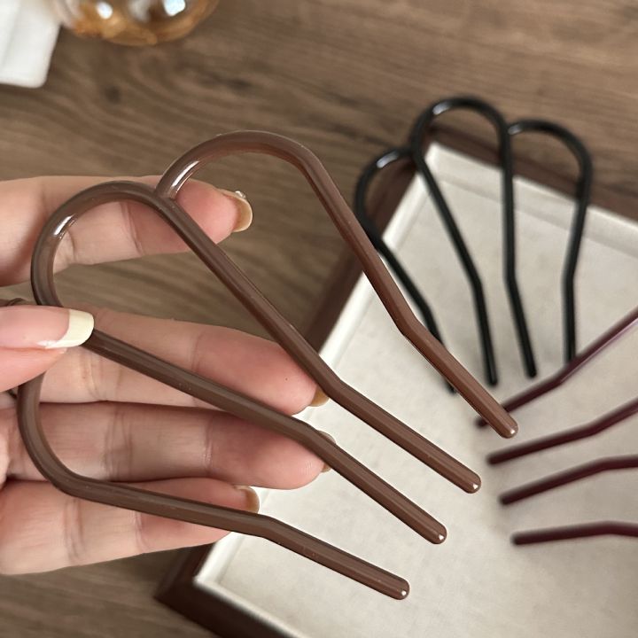 Korean%20Acrylic%20Hair%20Sticks%20Hair%20Comb%20Women%20Hairpins%20Elegant%20Hair%20Clip%20U-Shape%20Hair%20Forks%20Girls%20Hair%20Accessories%20Hairpin%20Headwear%20-%20Image%203
