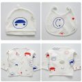 5pcs Newborn Baby Boys Girls Cute suit Long Sleeve Tops+hat+pants +bib Outfits Set From 0 To 4 Months Clothes Set For Baby. 