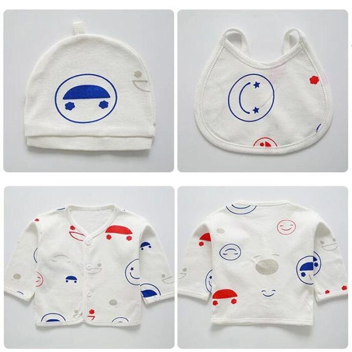 5pcs%20Newborn%20Baby%20Boys%20Girls%20Cute%20suit%20Long%20Sleeve%20Tops+hat+pants%20+bib%20Outfits%20Set%20From%200%20To%204%20Months%20Clothes%20Set%20For%20Baby%20-%20Image%207