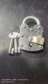 pad lock, heavy duty, desi lock 2", pakistani lock, 5 levers, with 2 keys, with brass plate. 
