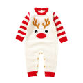 Christmas Baby Romper Fashion Cute Elk Infant Boy Girl Jumpsuit Knitted Newborn Kid Xmas Clothes 0-18M Overalls Long Sleeve Warm. 