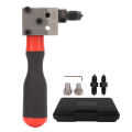 New 3/16in 1/4in Single Double Flare Adapter Pipe Flaring Kit Copper Tube Brake Line Universal Auto Repair Tools Accessories. 