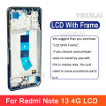 100% Tested Screen pantalla for Xiaomi Redmi Note 13 4G Lcd Display Digital Touch Screen for Redmi Note 13 4G 23129RAA4G Part. 