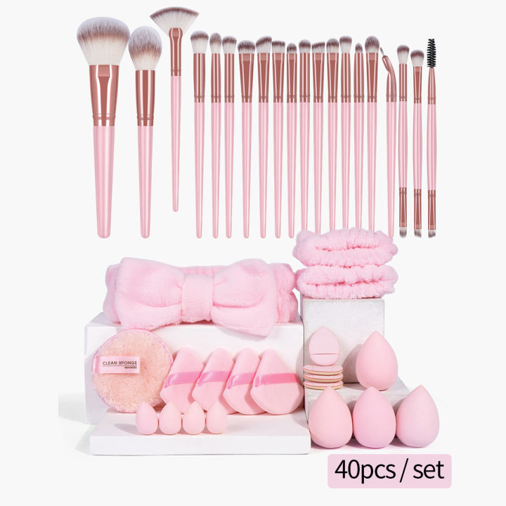 MAANGE%2040pcs%20Professional%20Makeup%20Set%2020%20Makeup%20Brushes%2017%20Powder%20Puff%20Headband%20Foundation%20Eyeshadow%20Brush%20Travel%20%20%20-%20Image%207