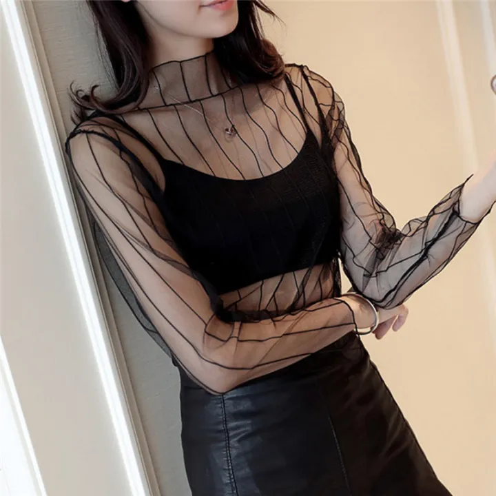 %E3%80%90Free-delivery%E3%80%91%20New%20Transparent%20See%20Through%20Shirt%20Women%20Harajuku%20Mesh%20Tops%20Net%20Undershirt%20Star%20Base%20Top%20Camisas%20Femininas%20Clubwear%20SheerTee%20-%20Image%203