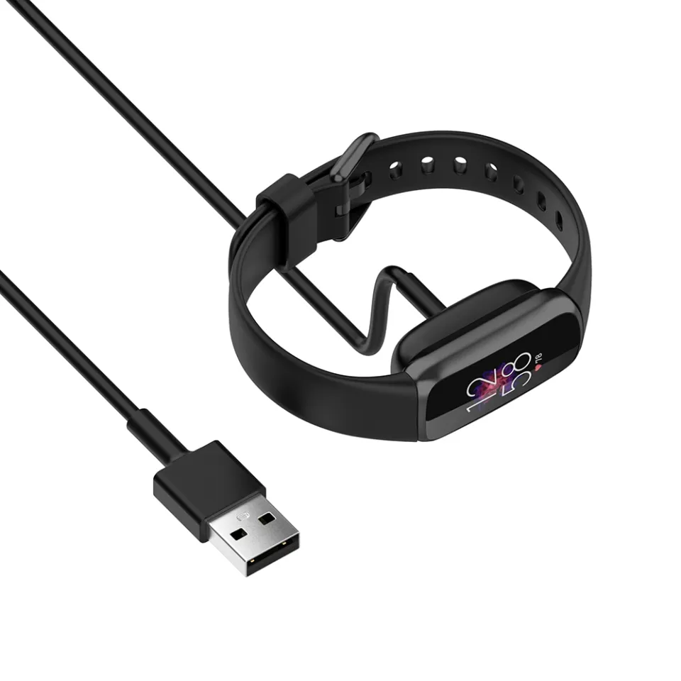 Fitbit Charge 5 w/ Charging Cable outlet and Block