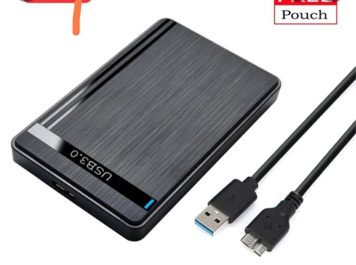 2.5 inch Hard Drive Enclosure USB 3.0 to SATA III for 2.5 Inch SSD HDD 9.5mm 7mm External Hard Drive Case Support Max 6