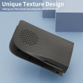 HONCAM Premium ABS Cover Shell for PS5 Game Console, Disc & Digital Console Cover Plates Anti-Dust Protective Shell Covers Black. 