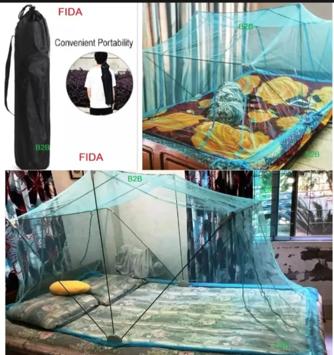 Single Bed Mosquito Net Foldable Metal Stand /Lazy adult mosquito net 3.5/6.5 fit