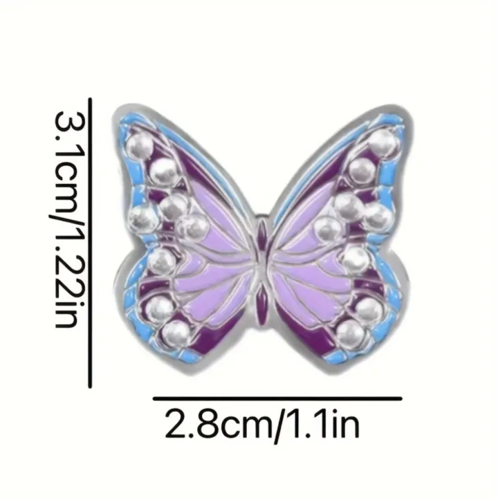 Rhinestone%20Butterfly%20Shape%20Ball%20Cap%20Marker%20with%20Magnetic%20Hat%20Clip%20,%20Ideal%20%20for%20Men%20and%20Women%20Golf%20Enthusiasts%20-%20Image%203